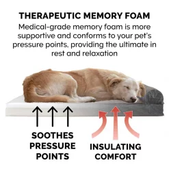 FurHaven Quilted Chaise Memory Top Bolster Cat & Dog Bed w/Removable Cover 16 FurHaven Quilted Chaise Memory Top Bolster Cat & Dog Bed w/Removable Cover -Hart FurHavOfficial Shop 178964 PT5. SY630 V1585664192