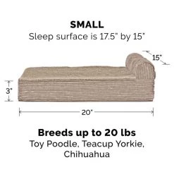 FurHaven Chaise Lounge Memory Top Cat & Dog Bed w/Removable Cover 14 FurHaven Chaise Lounge Memory Top Cat & Dog Bed w/Removable Cover -Hart FurHavOfficial Shop 178975 PT3. SY630 V1585664516