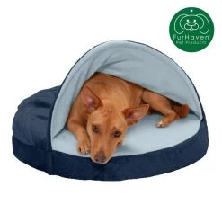FurHaven Microvelvet Snuggery Memory Top Cat & Dog Bed w/Removable Cover -Hart FurHavOfficial Shop 178982 PT3. SY630 V1612498273