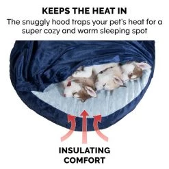 FurHaven Microvelvet Snuggery Memory Top Cat & Dog Bed w/Removable Cover -Hart FurHavOfficial Shop 178982 PT6. SY630 V1612503093