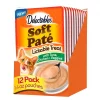 Hartz Delectables Soft Pate Tuna, Chicken & Veggies Cat Treats, 12 pack