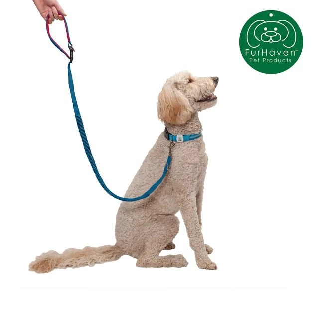 FurHaven Easy-Tether Reflective Bungee Dog Leash 4 FurHaven Easy-Tether Reflective Bungee Dog Leash - Image 2