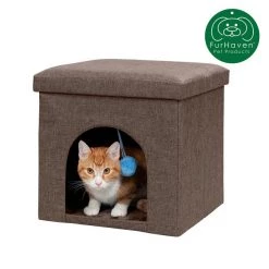 FurHaven House Footstool & Ottoman Dog & Cat Bed -Hart FurHavOfficial Shop 198858 PT2. SY630 V1618280836