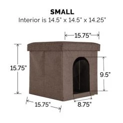 FurHaven House Footstool & Ottoman Dog & Cat Bed -Hart FurHavOfficial Shop 198858 PT3. SY630 V1618276916