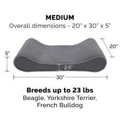 FurHaven Microvelvet Luxe Lounger Memory Foam Dog Bed w/Removable Cover -Hart FurHavOfficial Shop 198891 PT4. SY630 V1627004820