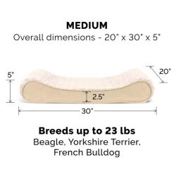 FurHaven Ultra Plush Luxe Lounger Memory Foam Dog Bed w/Removable Cover -Hart FurHavOfficial Shop 198897 PT4. SY630 V1627008375