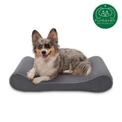 FurHaven Microvelvet Luxe Lounger Cooling Gel Dog Bed w/Removable Cover -Hart FurHavOfficial Shop 198944 PT3. SY630 V1627610536