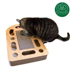 FurHaven Busy Box Corrugated Archway Cat Scratcher Toy with Catnip -Hart FurHavOfficial Shop 199045 PT3. SY630 V1587156064