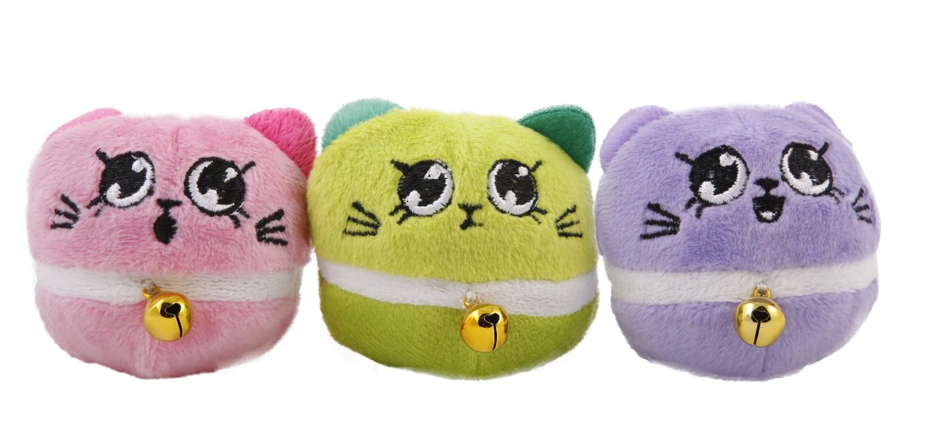 Hartz Cattraction Silver Vine & Catnip Plush Macaron Mice Cat Toy, 2 count 3 Hartz Cattraction Silver Vine & Catnip Plush Macaron Mice Cat Toy, 2 count