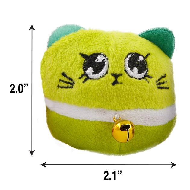 Hartz Cattraction Silver Vine & Catnip Plush Macaron Mice Cat Toy, 2 count 4 Hartz Cattraction Silver Vine & Catnip Plush Macaron Mice Cat Toy, 2 count - Image 2