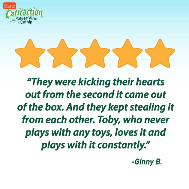 Hartz Cattraction Silver Vine & Catnip Plush Macaron Mice Cat Toy, 2 count 9 Hartz Cattraction Silver Vine & Catnip Plush Macaron Mice Cat Toy, 2 count - Image 7