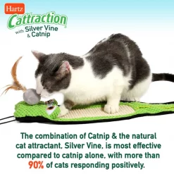 Hartz Cattraction Silver Vine & Catnip Plush Animal Pal Kicker Plush Cat Toy, Character Varies -Hart FurHavOfficial Shop 201263 PT7. SY630 V1637163417