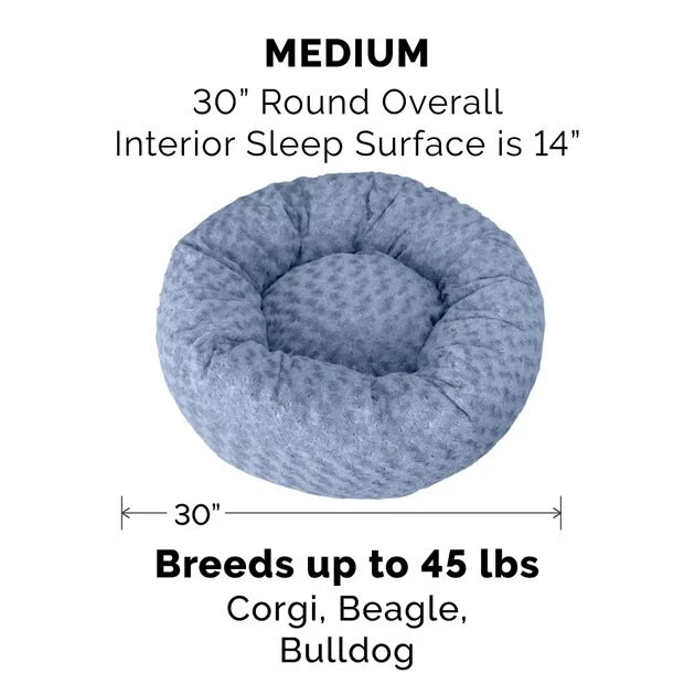 FurHaven Curly Fur Bolster Dog Bed w/Removable Cover 7 FurHaven Curly Fur Bolster Dog Bed w/Removable Cover - Image 5