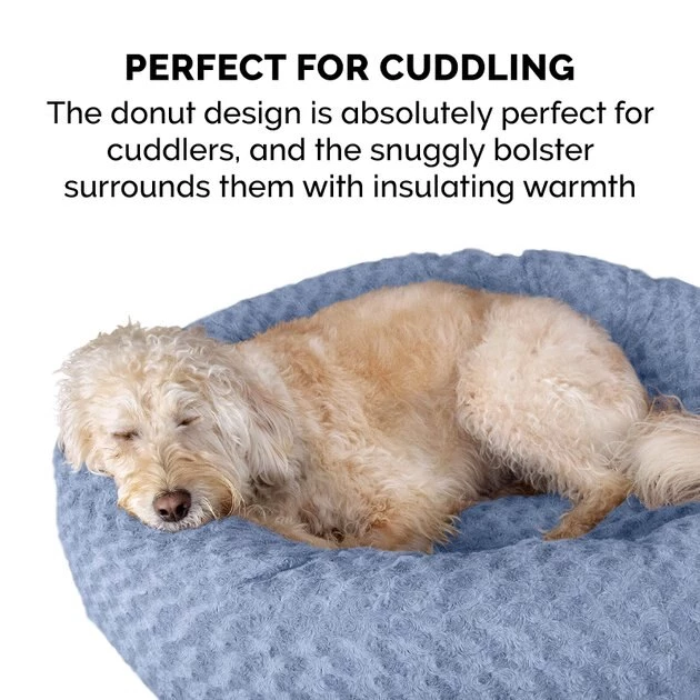 FurHaven Curly Fur Bolster Dog Bed w/Removable Cover 9 FurHaven Curly Fur Bolster Dog Bed w/Removable Cover - Image 7