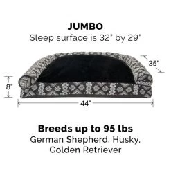 FurHaven Southwest Kilim Bolster Cat & Dog Bed 13 FurHaven Southwest Kilim Bolster Cat & Dog Bed -Hart FurHavOfficial Shop 213485 PT3. SY630 V1586539328