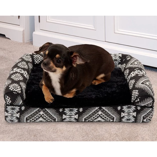 FurHaven Southwest Kilim Cat & Dog Bed 3 FurHaven Southwest Kilim Cat & Dog Bed