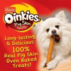 Hartz Oinkies 4" Real Chicken Lasting Chew Bone Dog Treats 10 Hartz Oinkies 4" Real Chicken Lasting Chew Bone Dog Treats -Hart FurHavOfficial Shop 222645 pt3. SY630 V1582835969