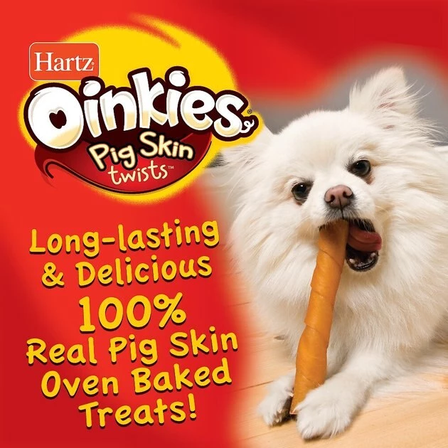 Hartz Oinkies 4" Real Chicken Lasting Chew Bone Dog Treats 5 Hartz Oinkies 4" Real Chicken Lasting Chew Bone Dog Treats - Image 3