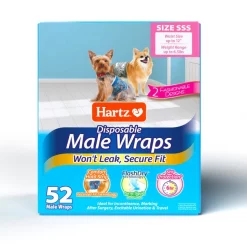 Hartz Disposable Male Dog Wraps with FlashDry Gel Technology