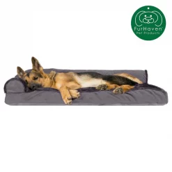 FurHaven Plush Deluxe Chaise Cat & Dog Bed w/Removable Cover -Hart FurHavOfficial Shop 242780 PT3. SY630 V1627616789