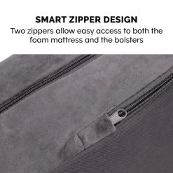 FurHaven Plush Deluxe Chaise Cat & Dog Bed w/Removable Cover -Hart FurHavOfficial Shop 242780 PT5. SY630 V1627609875