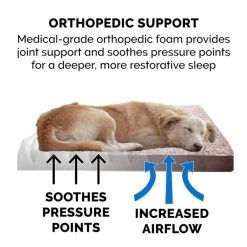 FurHaven Faux Fur & Suede Deluxe Orthopedic Dog & Cat Mattress 17 FurHaven Faux Fur & Suede Deluxe Orthopedic Dog & Cat Mattress -Hart FurHavOfficial Shop 244341 PT6. SY630 V1602336068