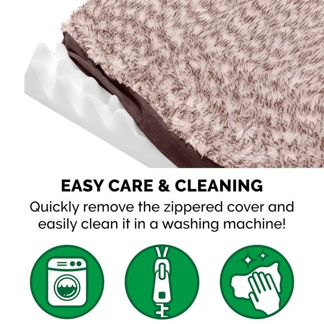 FurHaven Faux Fur & Suede Deluxe Orthopedic Dog & Cat Mattress 10 FurHaven Faux Fur & Suede Deluxe Orthopedic Dog & Cat Mattress - Image 8