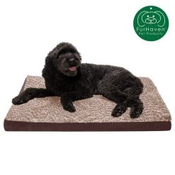 FurHaven Faux Fur & Suede Deluxe Cooling Gel Dog & Cat Mattress -Hart FurHavOfficial Shop 244355 PT3. SY630 V1602303979
