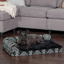 FurHaven Southwest Kilim Orthopedic Deluxe Chaise Dog & Cat Bed