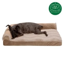 FurHaven Wave Fur & Velvet Orthopedic Deluxe Chaise Dog & Cat Bed 14 FurHaven Wave Fur & Velvet Orthopedic Deluxe Chaise Dog & Cat Bed -Hart FurHavOfficial Shop 244377 PT3. SY630 V1601621758