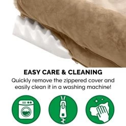 FurHaven Wave Fur & Velvet Orthopedic Deluxe Chaise Dog & Cat Bed 18 FurHaven Wave Fur & Velvet Orthopedic Deluxe Chaise Dog & Cat Bed -Hart FurHavOfficial Shop 244377 PT7. SY630 V1601607108