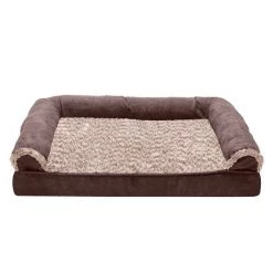 FurHaven Faux Fur & Suede Orthopedic Sofa Dog & Cat Bed -Hart FurHavOfficial Shop 244384 PT2. SY630 V1601616967