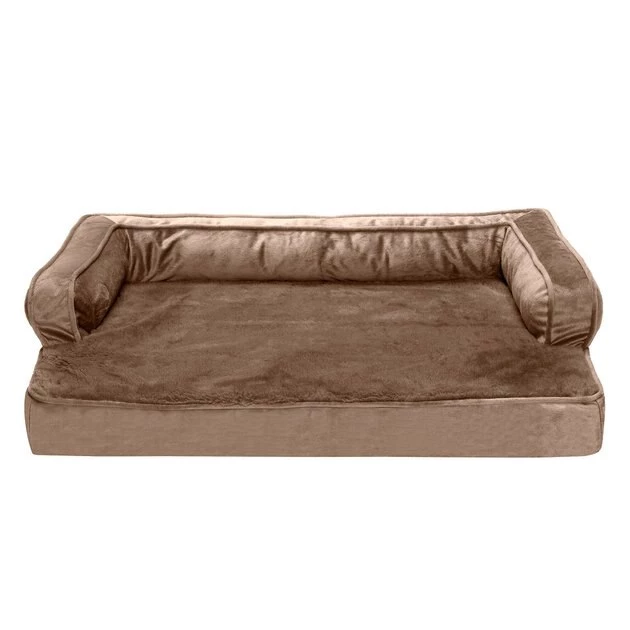 FurHaven Plush & Velvet Orthopedic Comfy Couch Dog & Cat Bed 5 FurHaven Plush & Velvet Orthopedic Comfy Couch Dog & Cat Bed - Image 3
