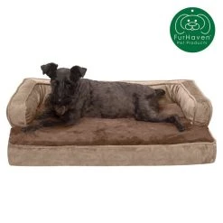 FurHaven Plush & Velvet Orthopedic Comfy Couch Dog & Cat Bed 14 FurHaven Plush & Velvet Orthopedic Comfy Couch Dog & Cat Bed -Hart FurHavOfficial Shop 244394 PT3. SY630 V1602299188