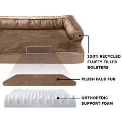 FurHaven Plush & Velvet Orthopedic Comfy Couch Dog & Cat Bed 16 FurHaven Plush & Velvet Orthopedic Comfy Couch Dog & Cat Bed -Hart FurHavOfficial Shop 244394 PT5. SY630 V1602337878
