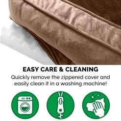 FurHaven Plush & Velvet Orthopedic Comfy Couch Dog & Cat Bed 18 FurHaven Plush & Velvet Orthopedic Comfy Couch Dog & Cat Bed -Hart FurHavOfficial Shop 244394 PT7. SY630 V1602312676