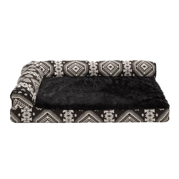FurHaven Southwest Kilim Cooling Gel Deluxe Chaise Dog & Cat Bed 5 FurHaven Southwest Kilim Cooling Gel Deluxe Chaise Dog & Cat Bed - Image 3