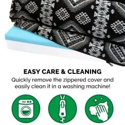 FurHaven Southwest Kilim Cooling Gel Deluxe Chaise Dog & Cat Bed 18 FurHaven Southwest Kilim Cooling Gel Deluxe Chaise Dog & Cat Bed -Hart FurHavOfficial Shop 244445 PT7. SY630 V1606351917