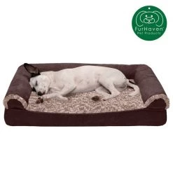 FurHaven Faux Fur & Suede Cooling Gel Sofa Dog & Cat Bed 14 FurHaven Faux Fur & Suede Cooling Gel Sofa Dog & Cat Bed -Hart FurHavOfficial Shop 244467 PT3. SY630 V1601621490