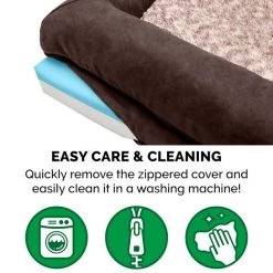 FurHaven Faux Fur & Suede Cooling Gel Sofa Dog & Cat Bed 18 FurHaven Faux Fur & Suede Cooling Gel Sofa Dog & Cat Bed -Hart FurHavOfficial Shop 244467 PT7. SY630 V1601652975