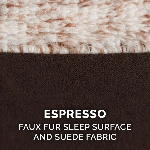 FurHaven Faux Fur & Suede Cooling Gel Sofa Dog & Cat Bed 11 FurHaven Faux Fur & Suede Cooling Gel Sofa Dog & Cat Bed - Image 9