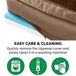 FurHaven Plush & Velvet Cooling Gel Comfy Couch Dog & Cat Bed -Hart FurHavOfficial Shop 244477 PT7. SY630 V1606375919