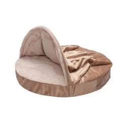 FurHaven Wave Fur & Velvet Orthopedic Snuggery Dog & Cat Bed -Hart FurHavOfficial Shop 244489 PT2. SY630 V1602829888