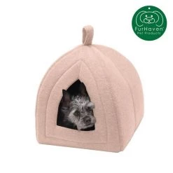 FurHaven Calming Fleece Covered Dog & Cat Bed -Hart FurHavOfficial Shop 244613 PT3. SY630 V1612501901