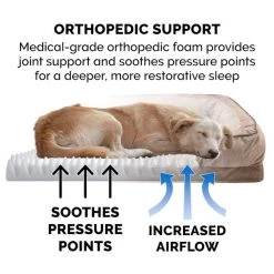 FurHaven Velvet Waves Perfect Comfort Orthopedic Sofa Cat & Dog Bed -Hart FurHavOfficial Shop 244618 PT6. SY630 V1611071316