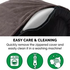 FurHaven Plush & Velvet Orthopedic Bolster Cat & Dog Bed w/Removable Cover 16 FurHaven Plush & Velvet Orthopedic Bolster Cat & Dog Bed w/Removable Cover -Hart FurHavOfficial Shop 250970 PT6. SY630 V1599002789