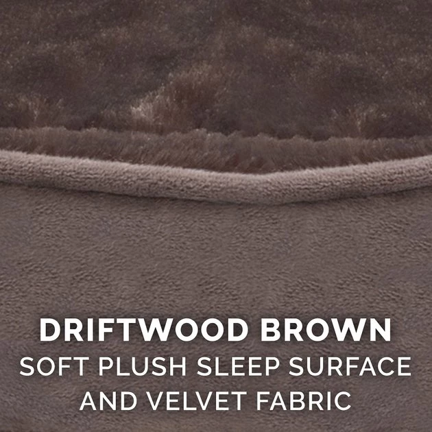 FurHaven Plush & Velvet Orthopedic Bolster Cat & Dog Bed w/Removable Cover 10 FurHaven Plush & Velvet Orthopedic Bolster Cat & Dog Bed w/Removable Cover - Image 8