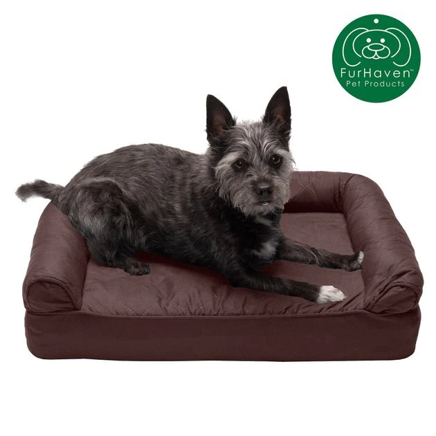 FurHaven Quilted Full Support Orthopedic Sofa Dog & Cat Bed 6 FurHaven Quilted Full Support Orthopedic Sofa Dog & Cat Bed - Image 4