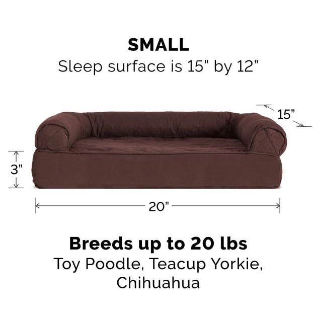 FurHaven Quilted Full Support Orthopedic Sofa Dog & Cat Bed 7 FurHaven Quilted Full Support Orthopedic Sofa Dog & Cat Bed - Image 5
