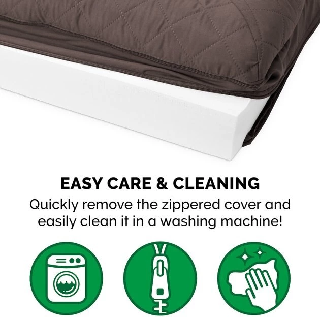 FurHaven Quilted Full Support Orthopedic Sofa Dog & Cat Bed 10 FurHaven Quilted Full Support Orthopedic Sofa Dog & Cat Bed - Image 8